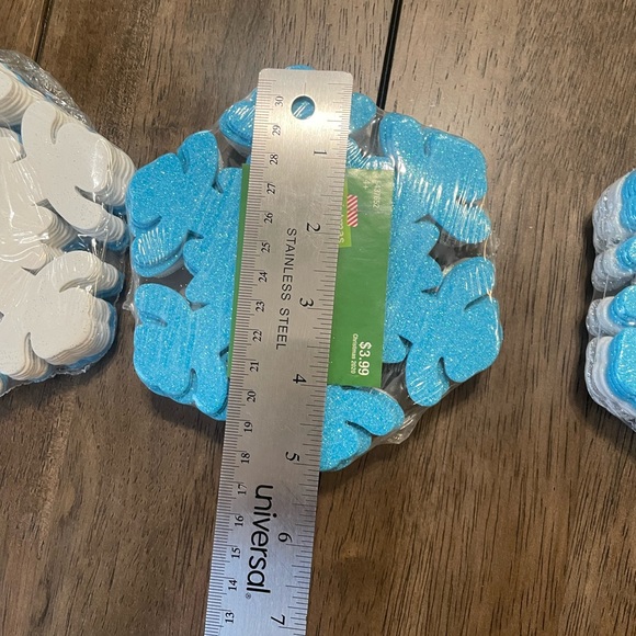 Snowflake ❄️ Crafting Bundle, 3-6pk 9x9 Inch White, 3-12pk of Blue&White 5x4 NWT - Picture 9 of 10